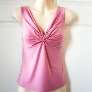 Byerwear Pink Sleeveless Cowl Neck Blouse size Juniors Medium